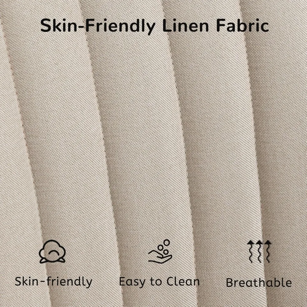 كرسي دوار حديث لمنتصف القرن لغرفة المعيشة، كرسي مكتب خشبي مع كراسي بذراعين متوسطة الظهر منجدة Va #6