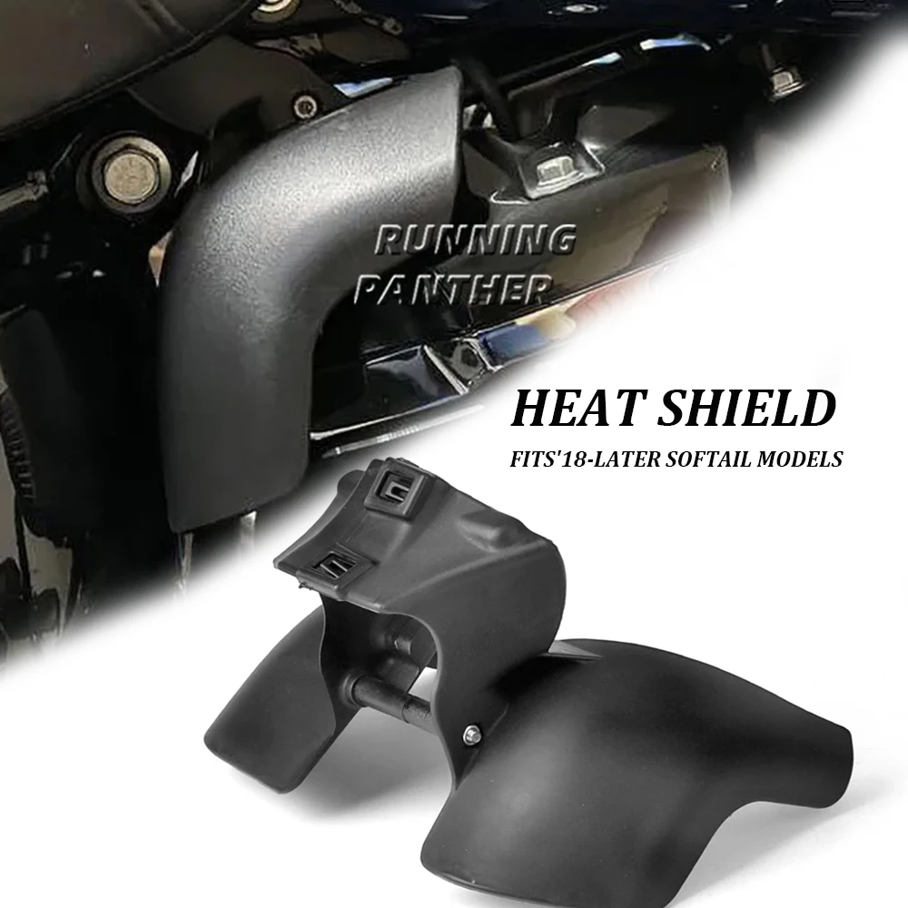 

New Mid Frame Air Deflector For Harley Softail Models Motorcycle Black Mid Frame Air Deflector Heat Panels Covers 2018-2023