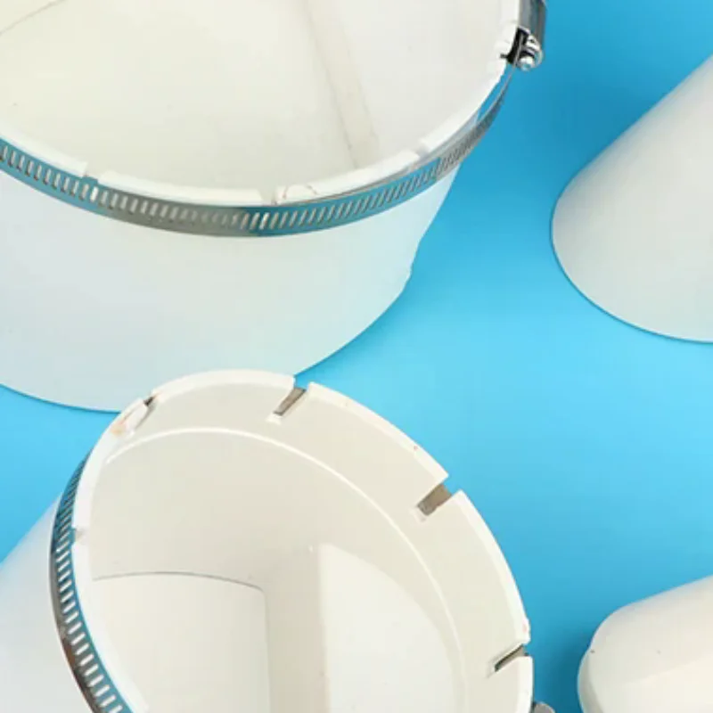 

50-160mm Drainage Pipe Floor Drains White Strainer Plug With Clamp PVC Anti Backflow Anti Odor Valve Sewer Hair Filter