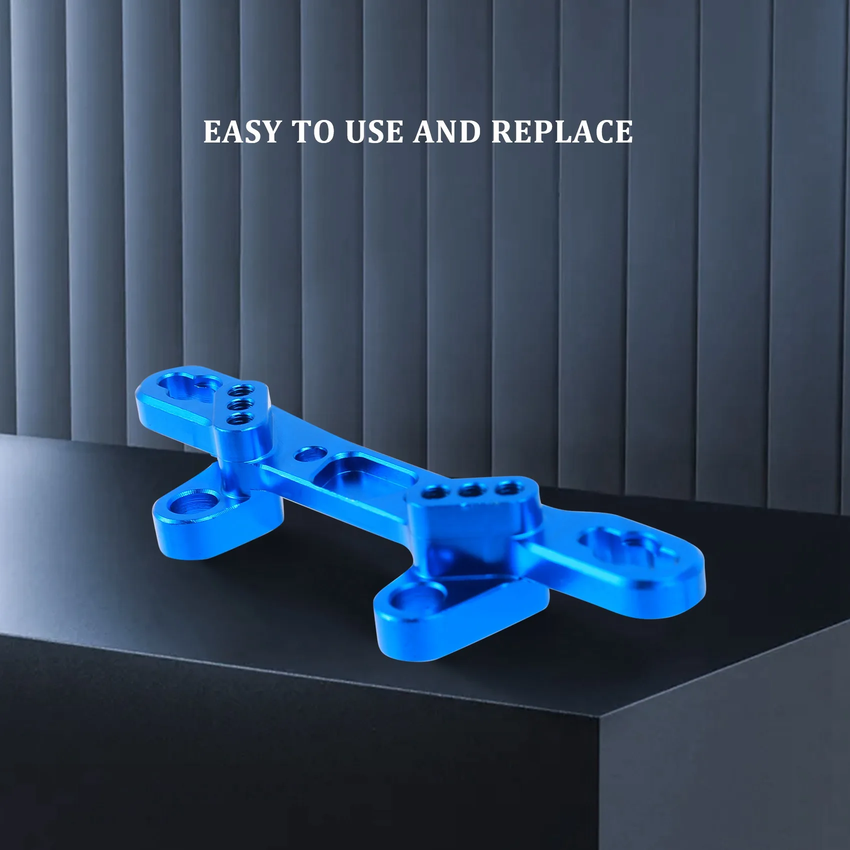 AT41 المعادن الجبهة/الخلفية برج الصدمات المثبط البقاء ل Tamiya TT02 TT-02 1/10 RC ترقية أجزاء السيارة