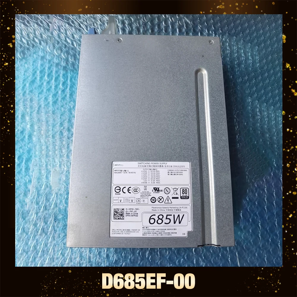 لديل T5610 685 واط محطة العمل الطاقة D685EF-00 F685EF-00 T3610 T3600 0WPVG2