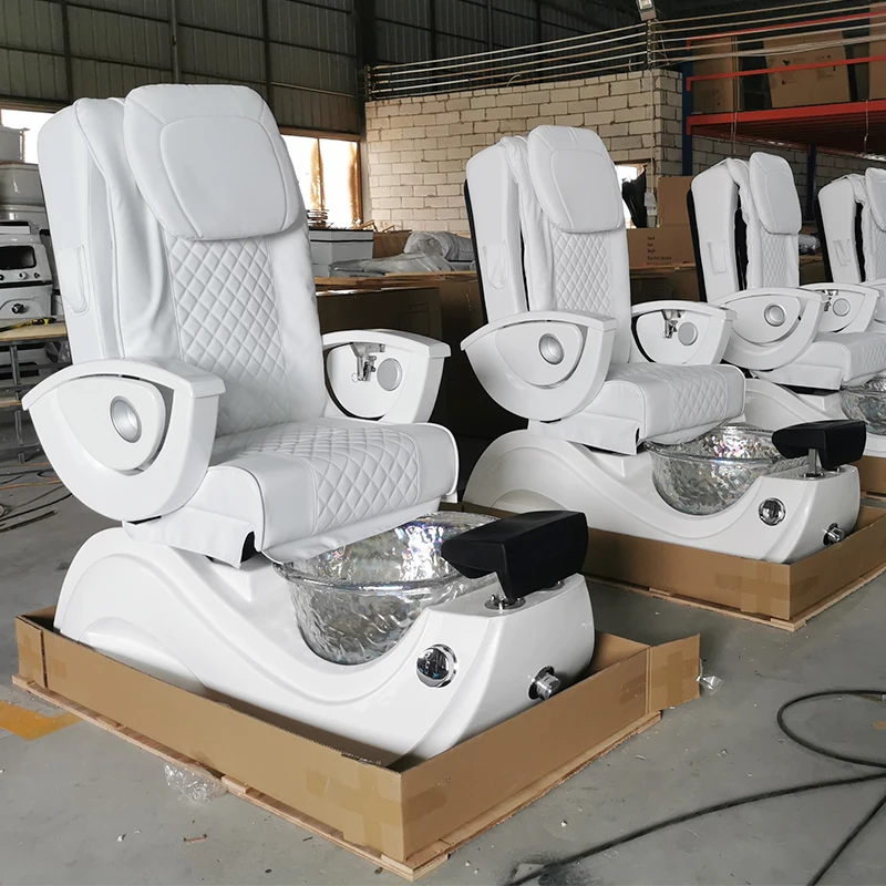 

Modern Luxury Beauty Nail Salon Furniture Electric Foot Spa Massage Manicure Pedicure Chair in Stock