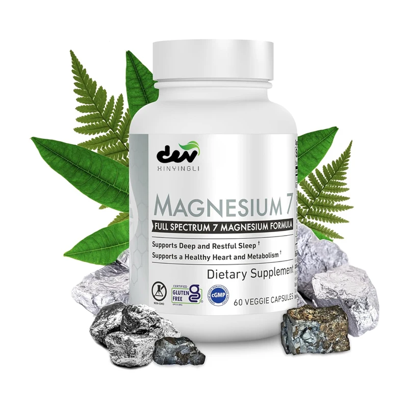 

Glycine Magnesium Supplement, Supports Muscle , 7 Magnesium Complexes, Contains Vitamin B6, Gluten Free, Vegetarian