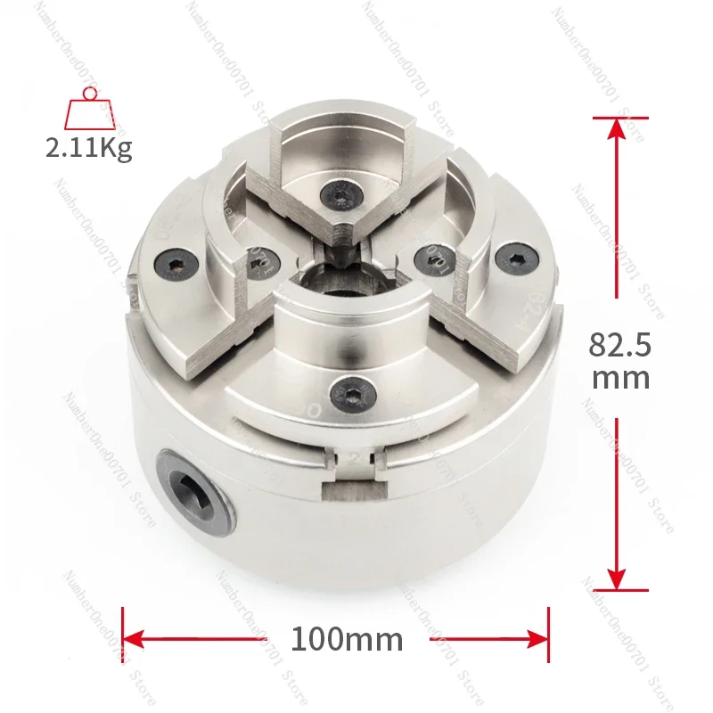 Woodworking lathe chuck four-jaw linkage self-centering round claw large round claw vase bowl chuck