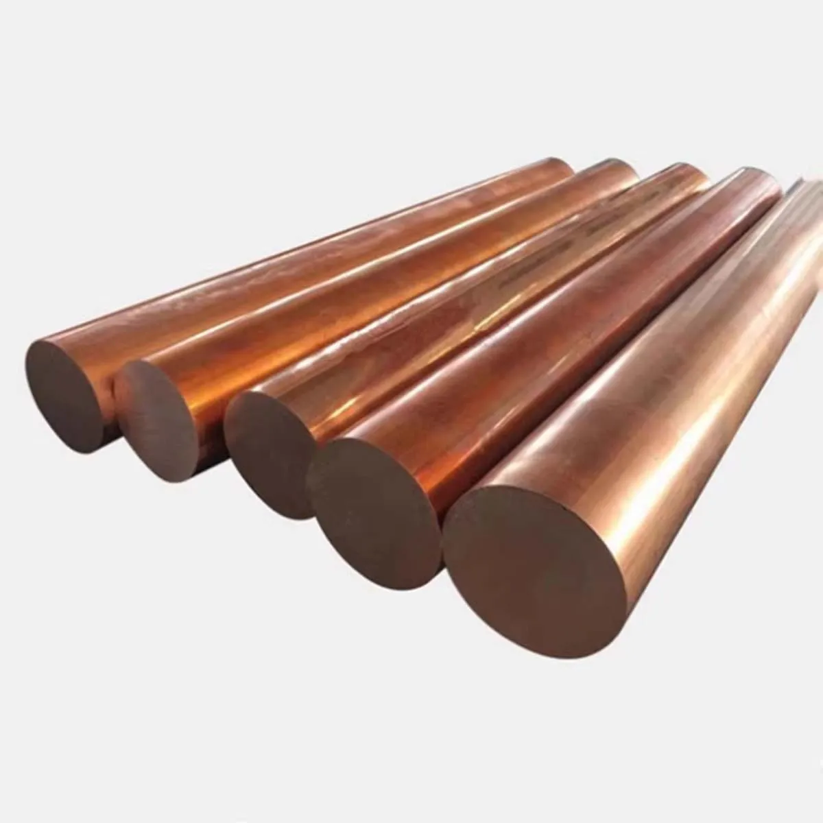 Haste de cobre de pesquisa de alta pureza longa de 100 mm T1 Haste de cobre roxo com diâmetro de 2 mm-20 mm