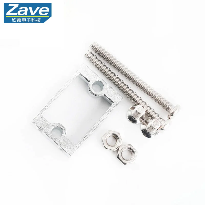 TT Motor Mount, Motor Frame, Aluminum Alloy, Smart Car Chassis, Wheels, Screws Included, Fasteners