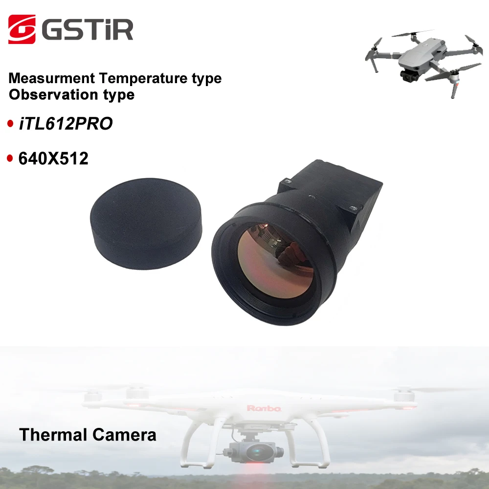ITL612R Gstir Thermal Camera 640X512 25mm/9.1mm USB/Mipi For Radiometric & Imaging Observation With Night Vision Wuhan Guider