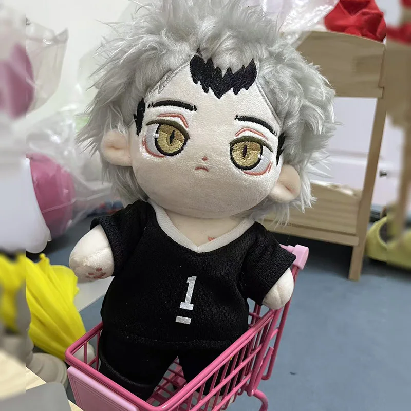 Haikyuu 20cm Kita Shinsuke Cotton Stuffed Doll Cute Anime Peripheral Dress-up Plush Puppet Toys for kids Adult Collectible Gifts