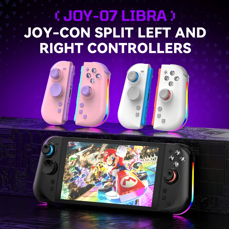 JoyCon JOY-07 Joypad for Nintendo Switch 2 with TMR Joystick HD Vibration Mechanical Buttons Remap Macro Gamepad
