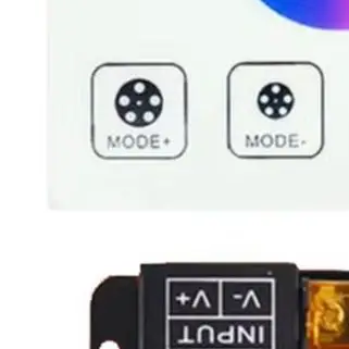 For LED Strip RF Touch Panel Controller 30A High Power No Wiring DC5V-24V Single Color Dual Color RGB 27 Lighting Modes Memory