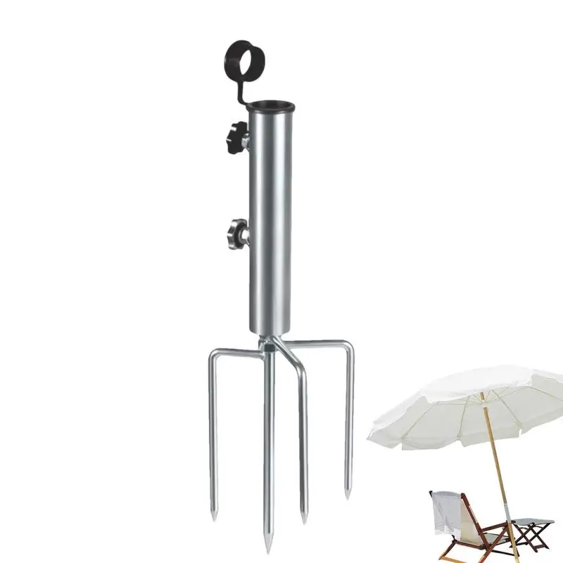 Sun Umbrella Flag Pole Stand Base Beach Umbrella Stand Sand Flag Pole Holder Garden Stakes Umbrella Holder Beach Umbrella Anchor