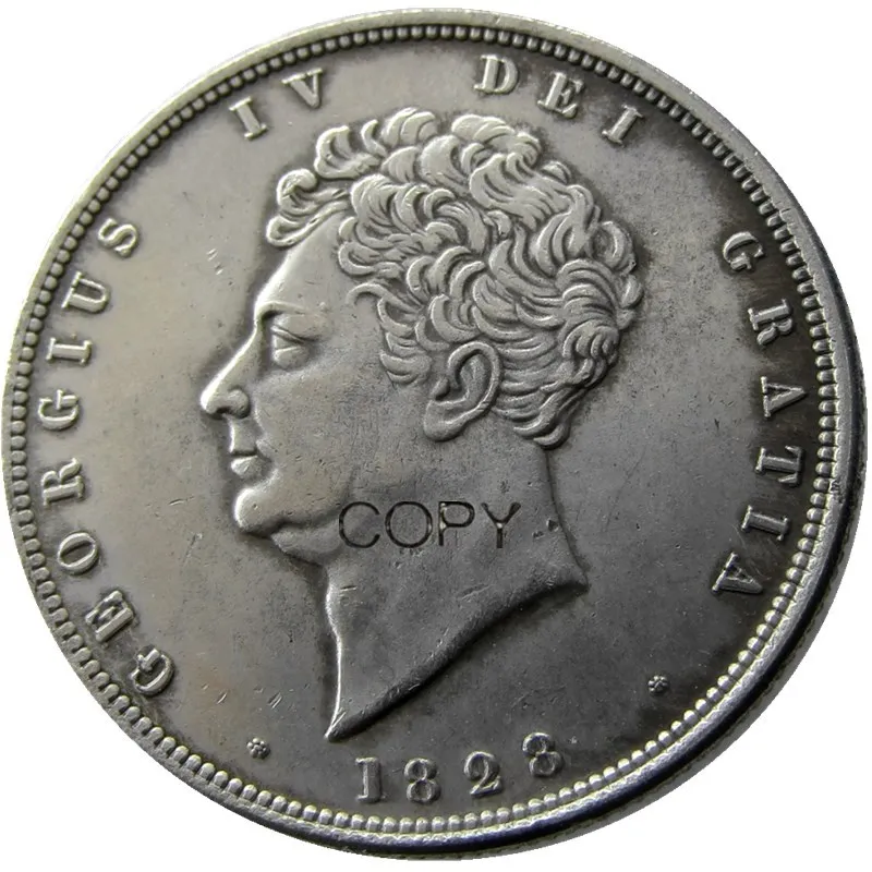 

UF(08)Great Britain George IV 1828 Half Crown Copy Coin