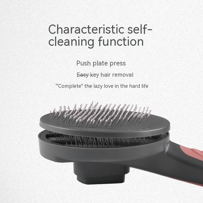 Pet Comb Dog Cat Hair Cleaning Comb Depilator Brush Pet Comb Hair Removal Brush Cat Dog Hair Removal Massage Pet Supplies