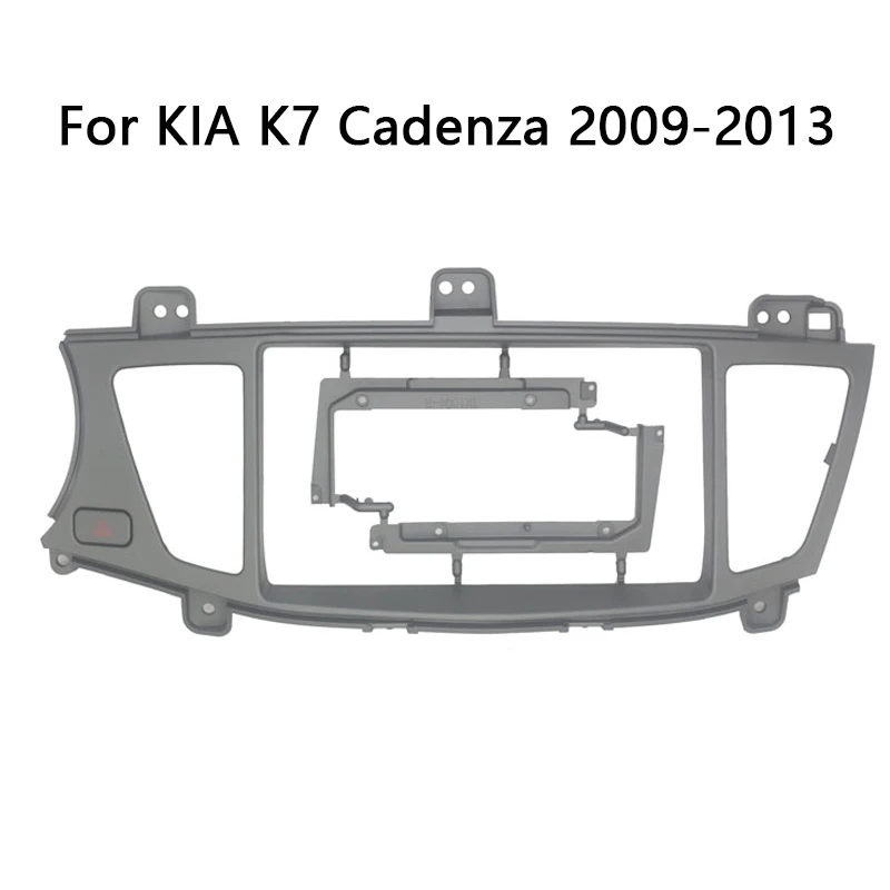 

Car Radio Frame Kit For KIA CADENZA K7 2009 2010 2011 2012 2013 LHD Auto Stereo Install Dash Panel Fascia Bezel Faceplate