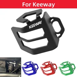 For Keeway Hurricane 50 Vieste 300 Motorcycle Accessories CNC Rear Brake Fluid Reservoir Cover Guard Protection Sock