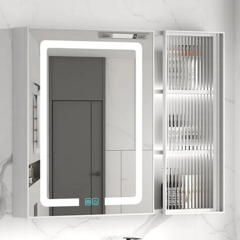 Bathroom Smart Mirror Cabinet Separate Wall-mounted storage cabinet Glass Door Multipurpose gabinetes de baño bathroom furniture