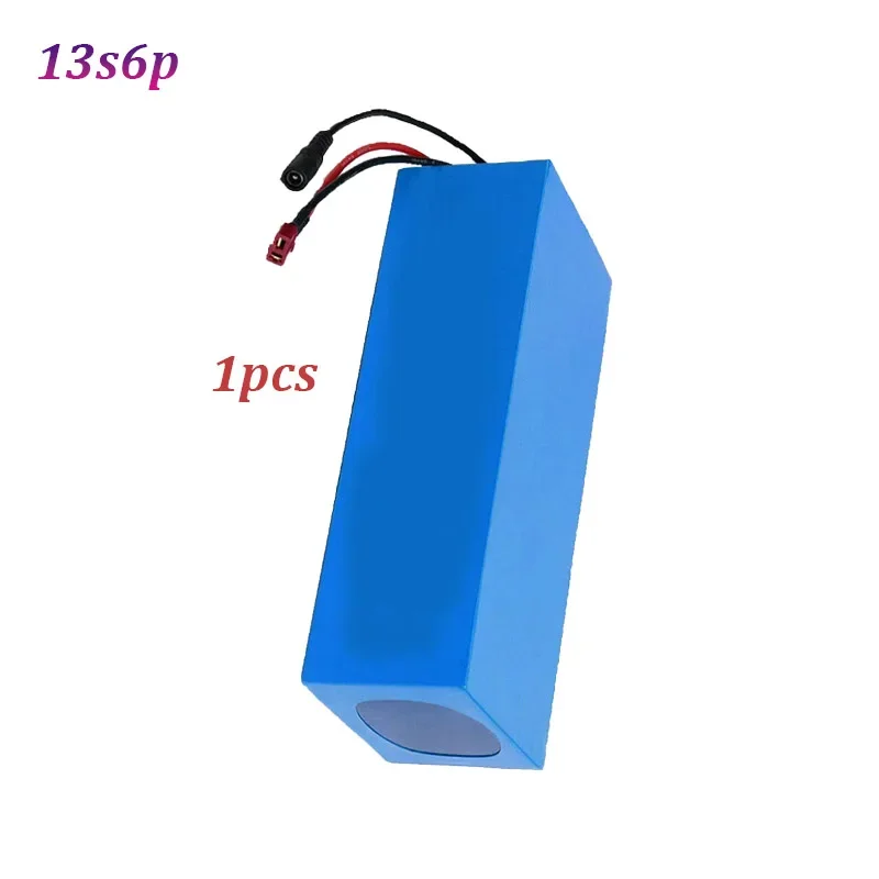 New 20Ah 48V 13S6P 18650 Li-ion Battery Pack 20AH 2000W Built-in 50A BMS for Electric Bicycle Electric Scooter +54.6V 2A Charger