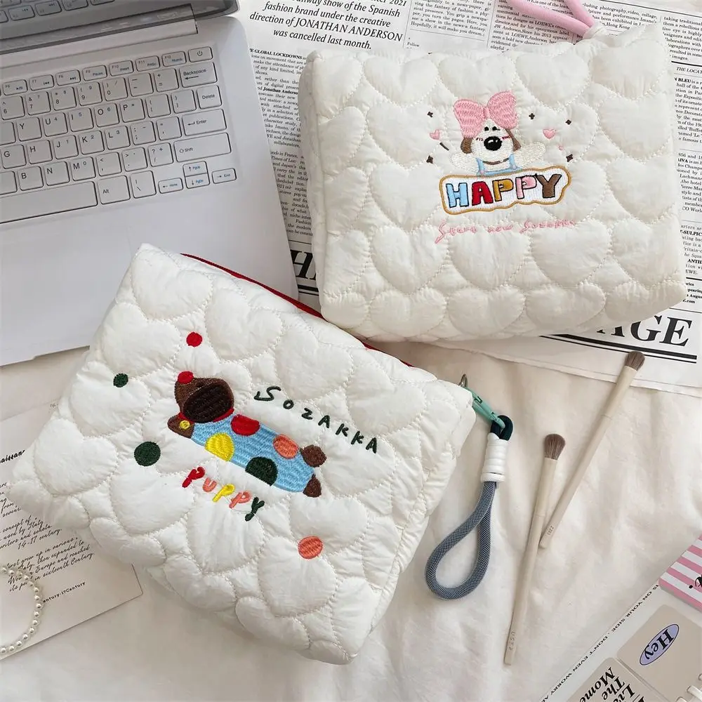 

Quilted Cotton Stroller Organizer Bag Embroidery Diaper Nappy Pram Storage Bag Hanging Travel Mommy Bag Baby Stroller Pouch