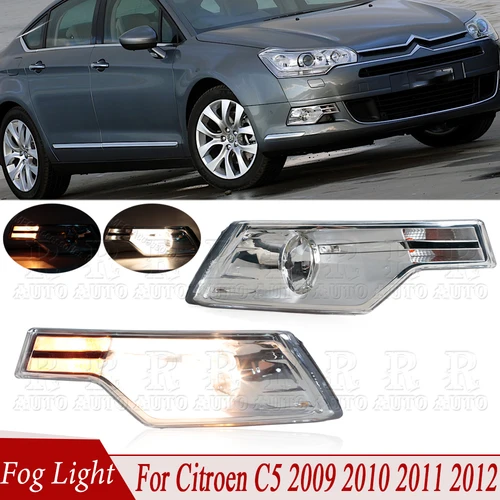 Conjunto de lámpara antiniebla para coche, Luz antiniebla de parachoques delantero, lámpara de señal delantera, accesorios de alta calidad para Citroen C5 2009 2010 2011 2012