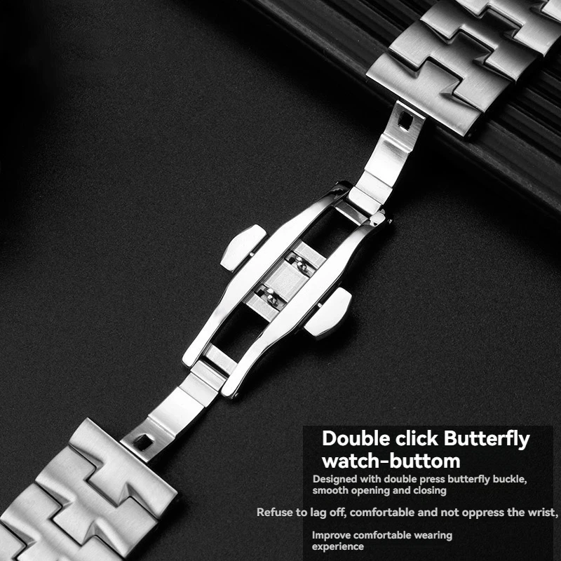 Convex Metal Strap for Tissot PRX Super Player T137.407/T137.410/T137.210 - 11mm 12mm Stainless Steel Watch Band Men Women