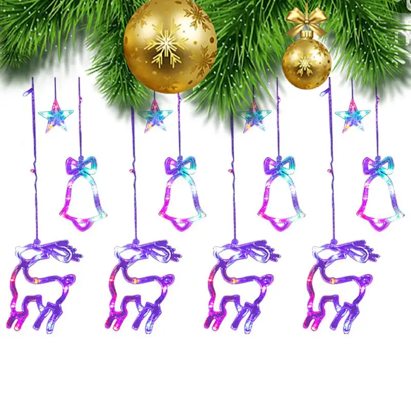 

Window String Lights LED Window Lights Star Christmas Lights Indoor Christmas Decorations Holiday Lights For Birthday Parties