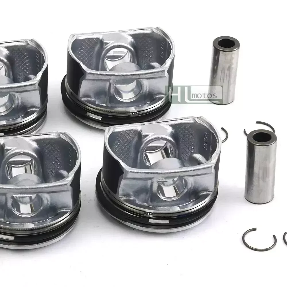 Высокое качество 4x набор поршней и колец STD для Mini Cooper Clubman S JCW R55 R56 R57 1,6T N14B16A