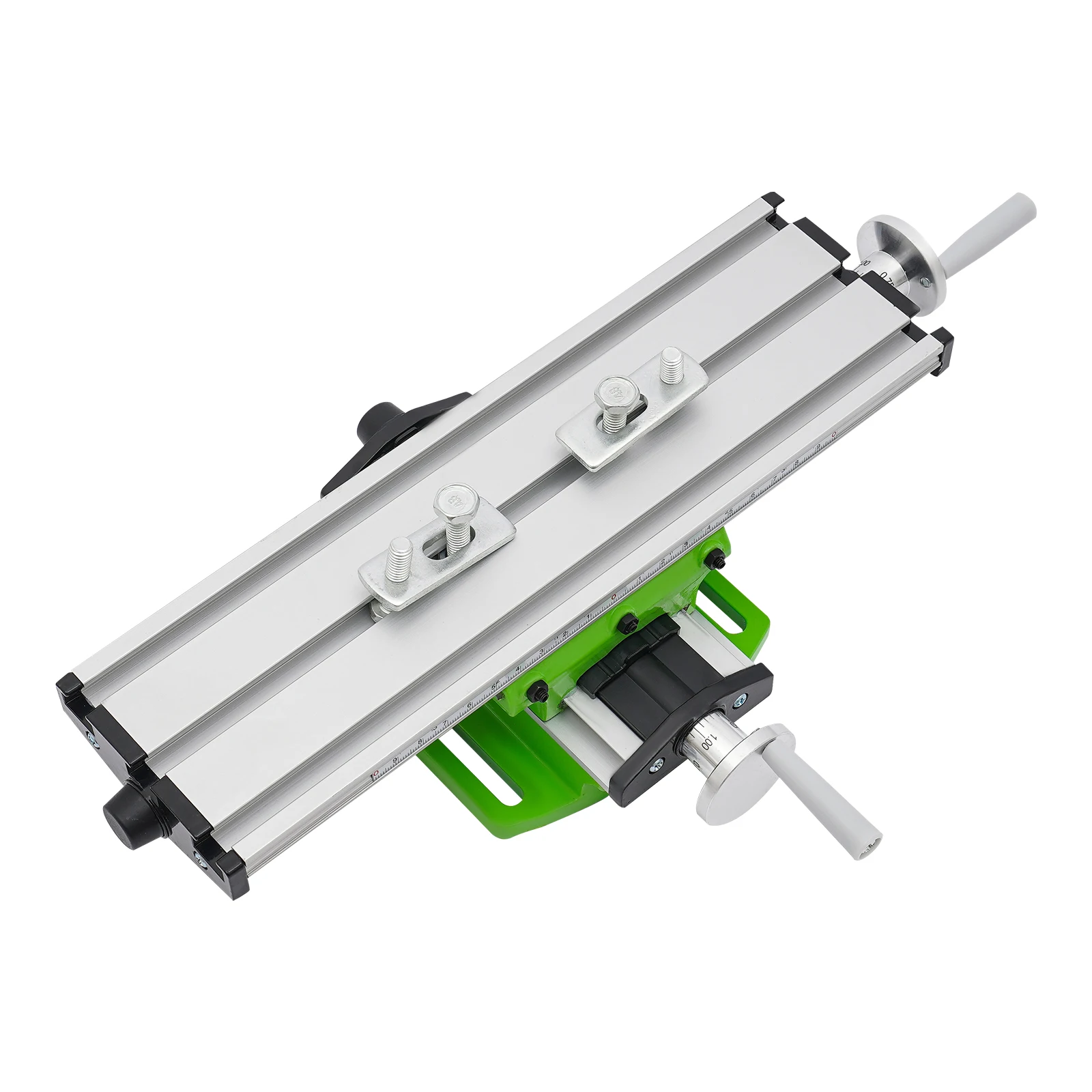 Freistehender Kreuzschiebetisch aus Aluminiumlegierung für Präzisionsfräsen und Bohren, praktisches Bearbeitungszubehör für Mini-Tischbohrmaschinen, Haushaltswerkstätten und DIY-Bearbeitungsaufgaben. – Detail 11