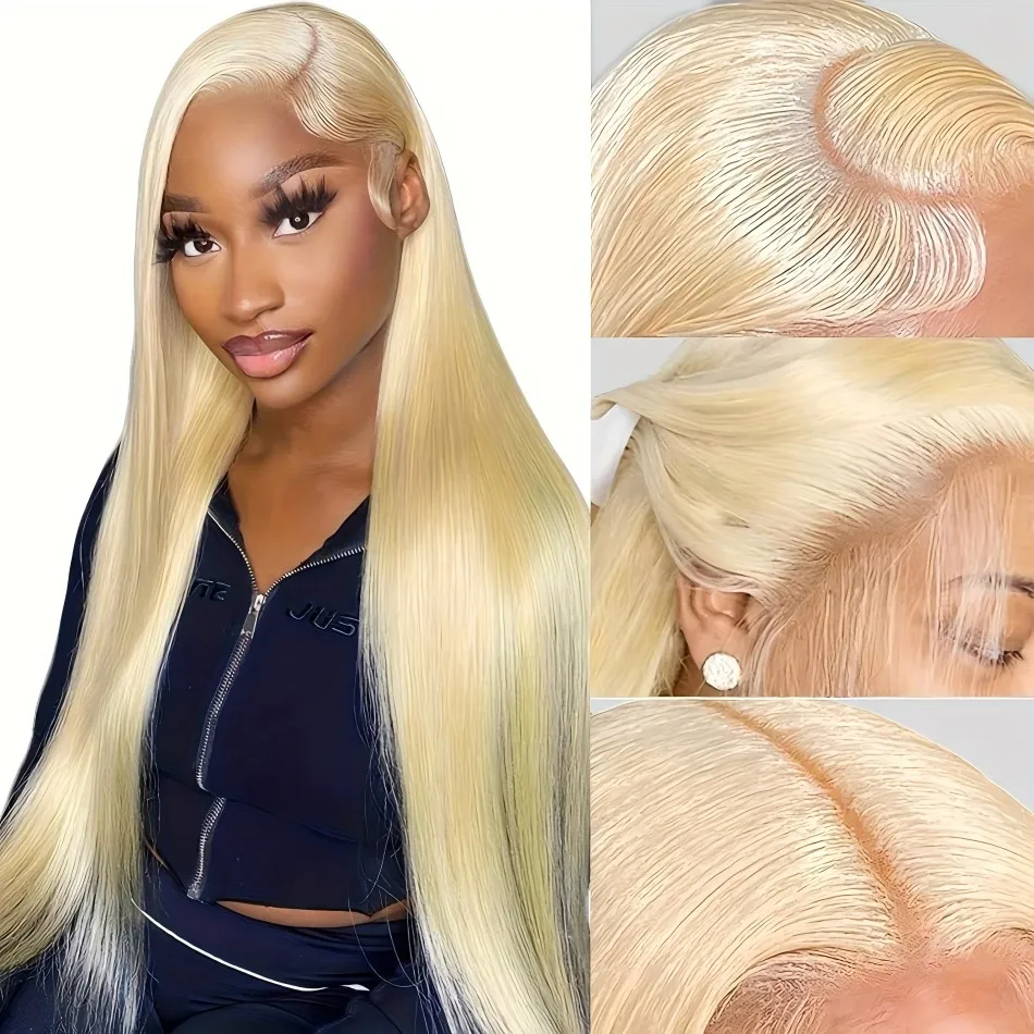 13x6 Blonde Lace Front Wig Human Hair 613 Hd Lace Frontal Wig Straight Wigs for Women Choice Cheap Wigs on Sale Clearance