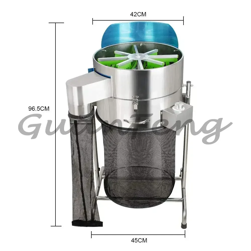 Electric Vertical Lawn Mower & Shredder 18 Inch Mesh Collection Bag Landscape Plant Stem Leaf Trimmer