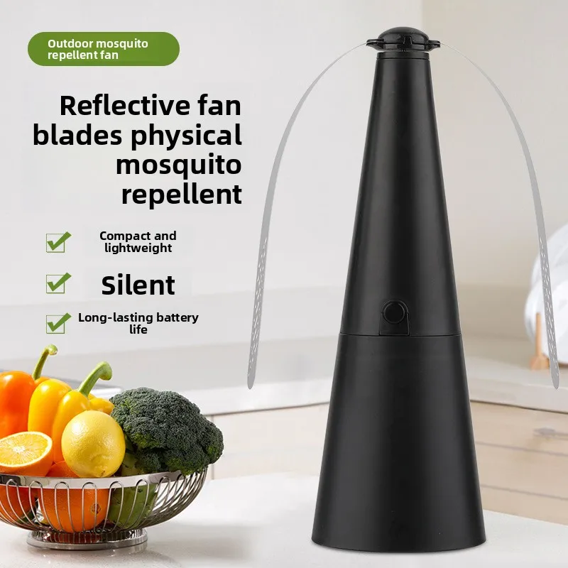 

Домашний уличный пикник, автоматический вентилятор от комаров, портативный вентилятор для борьбы с вредителями, отпугиватель комаров, вентилятор с питанием от батареи
