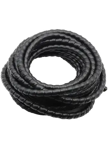 8/10/12mm Spiral Wound Cable Protection Sleeving - 2M Long Flexible, Wire Organizer Insulation & Winding Protector
