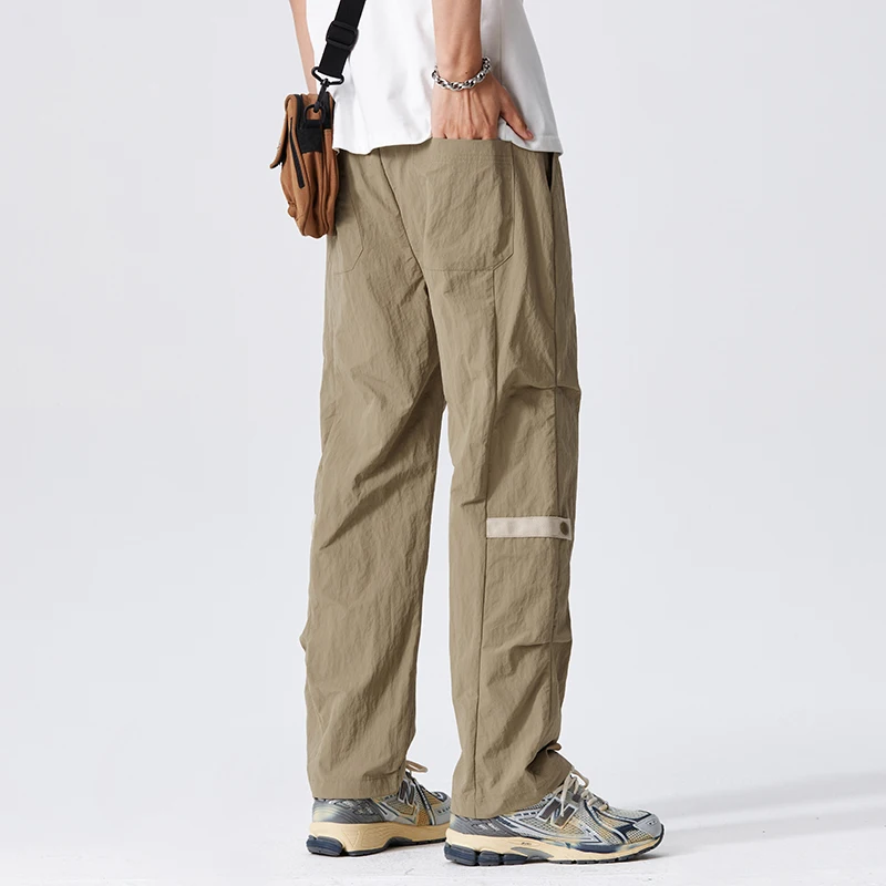 IPPOLICH, pantalones informales de pierna recta para hombre