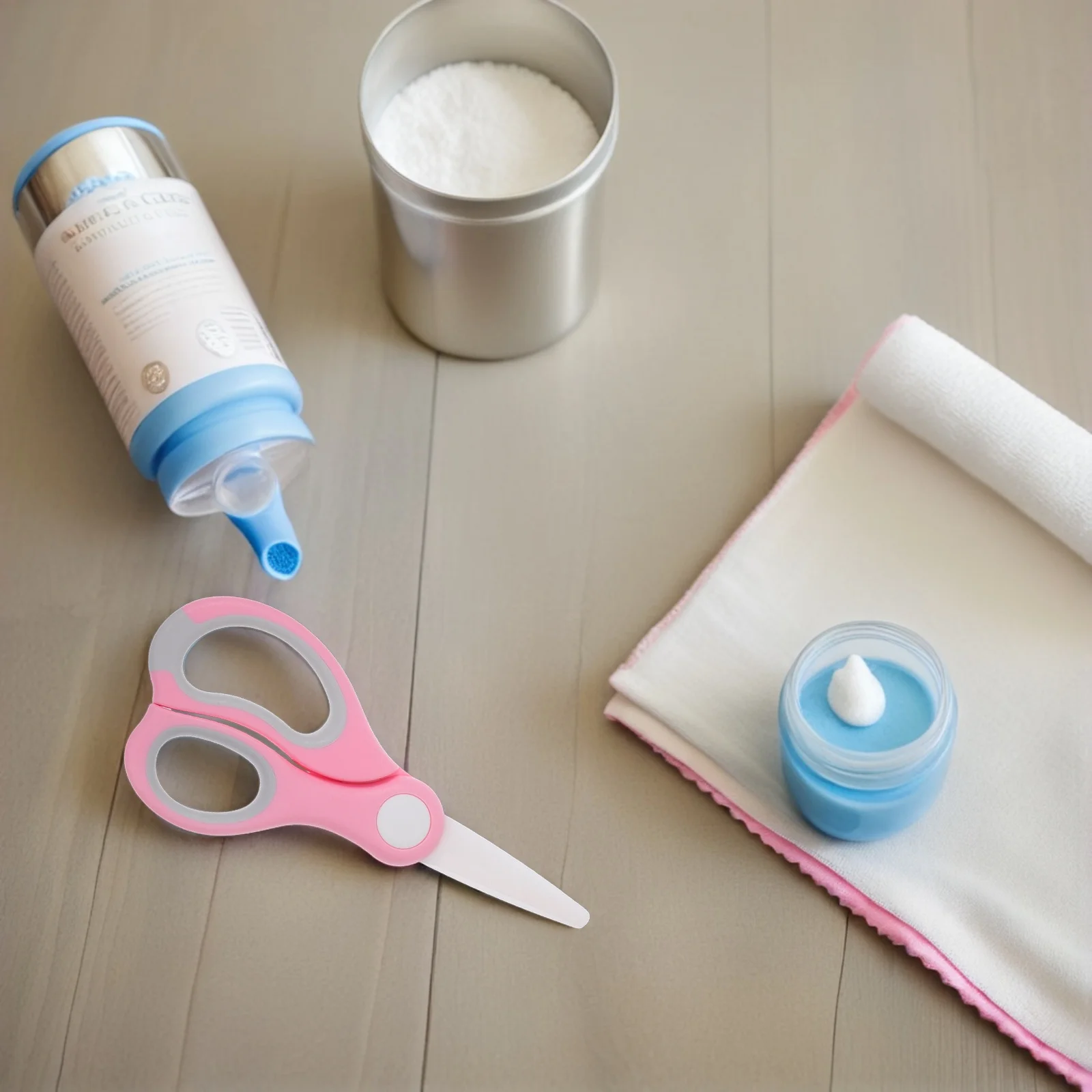 مقص طعام من السيراميك مقصات تقطيع محمولة للحوم والخضروات والفواكه وغطاء أمان وشملت مقص الطعام