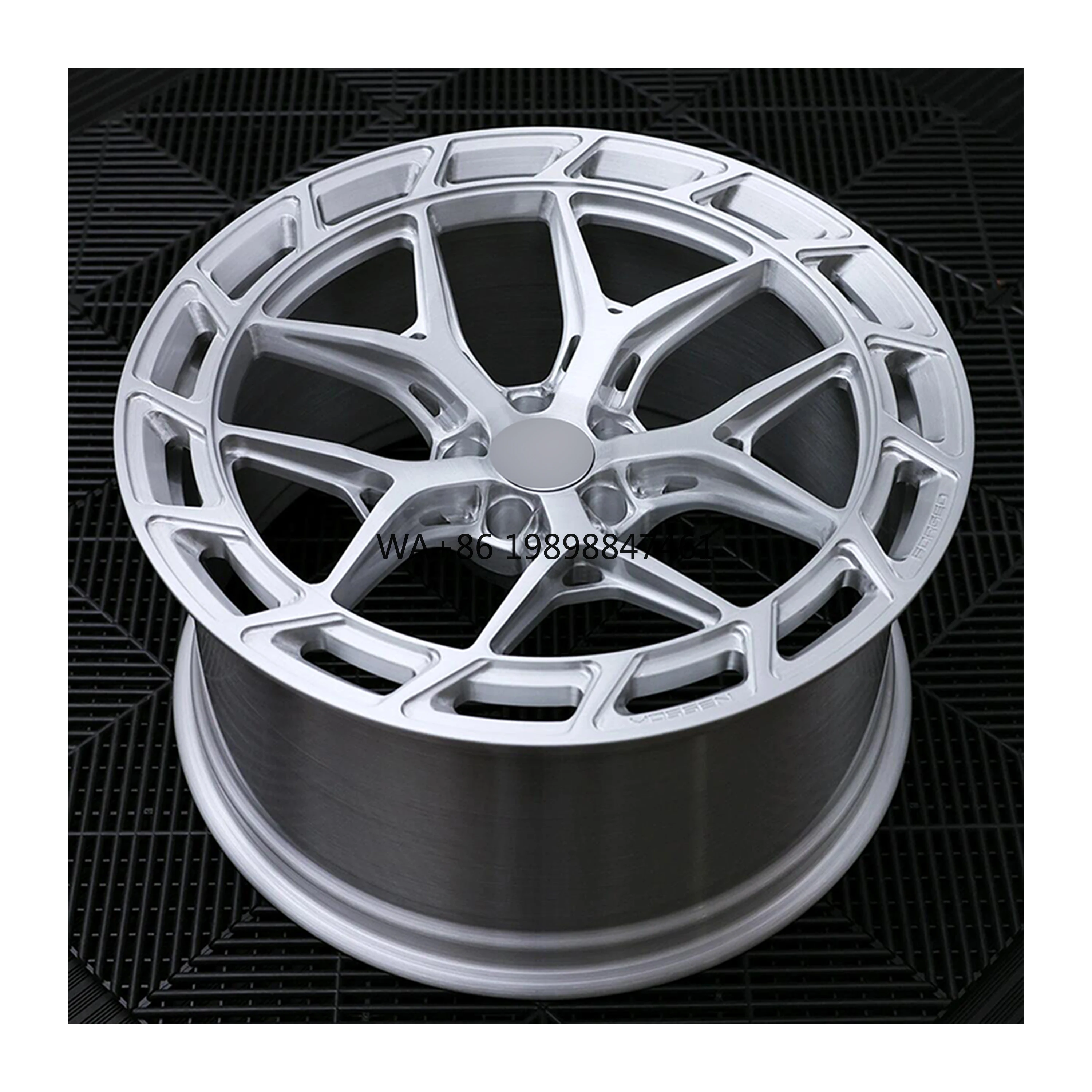 

Custom Forged Wheels Brushed Silver 18-22 Inch PCD 5x108 CB 63.4 Car Rims for F-Pace E-Pace F-Type I-Pace-New 35mm Offset