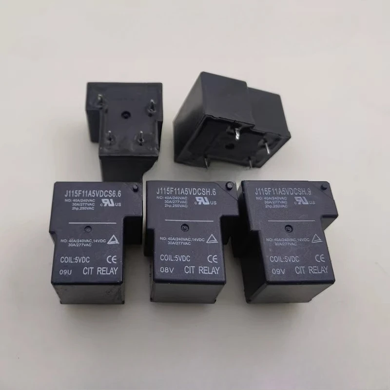 

5 шт./лот J115F11A5VDCS6.6 5VDCSH.6 5VDCSH.9 T90 Реле 4-контактное 40А