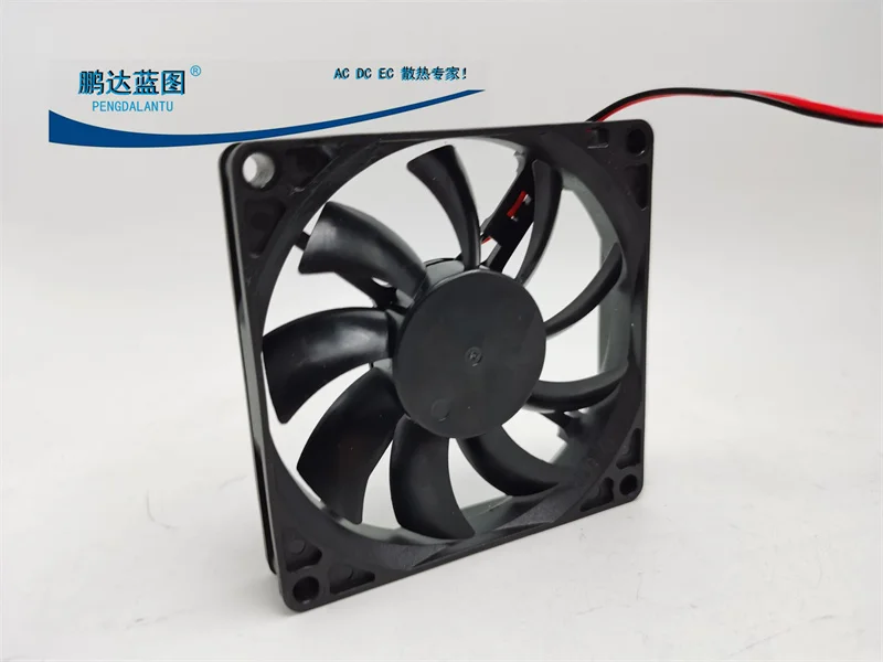 New Pengda Blueprint 8015 8cm Hydro Bearing 12v0. 24A Mute DC Brushless Cooling Fan 80*80*15MM