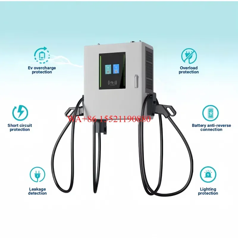 WMWMNU New Over 100kW Wall Mount Floor Mount for CCS2 CCS1 CHAdeMO GBT Double Gun CE OCPP1.6J 500-1000VDC DC EV Fast Charging