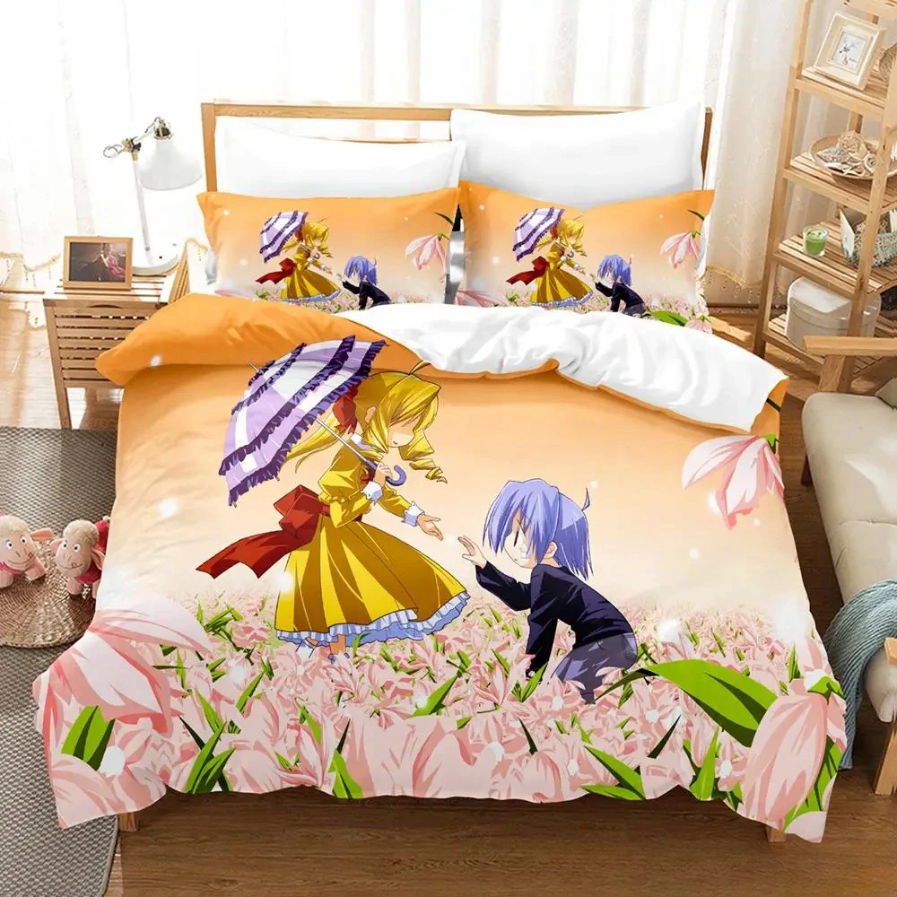 Kawaii Anime Hayate the Combat Butler Bedding Set Single Twin Full Queen King Size Bed Set Adult Kid Bedroom Duvet cover Sets