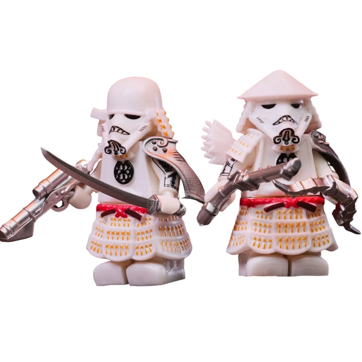 

Movie Realization Building Blocks Japan Samurai Taisho Mini Action Figure Toys