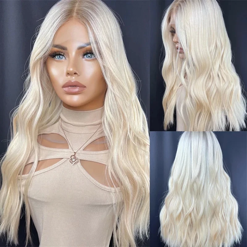 

Парик с кружевной передней частью 13x4, предварительно вычесанный, натуральные волнистые волосы, с мелированием светлого блонда, бразильские человеческие волосы, полный объем, плотность 180%