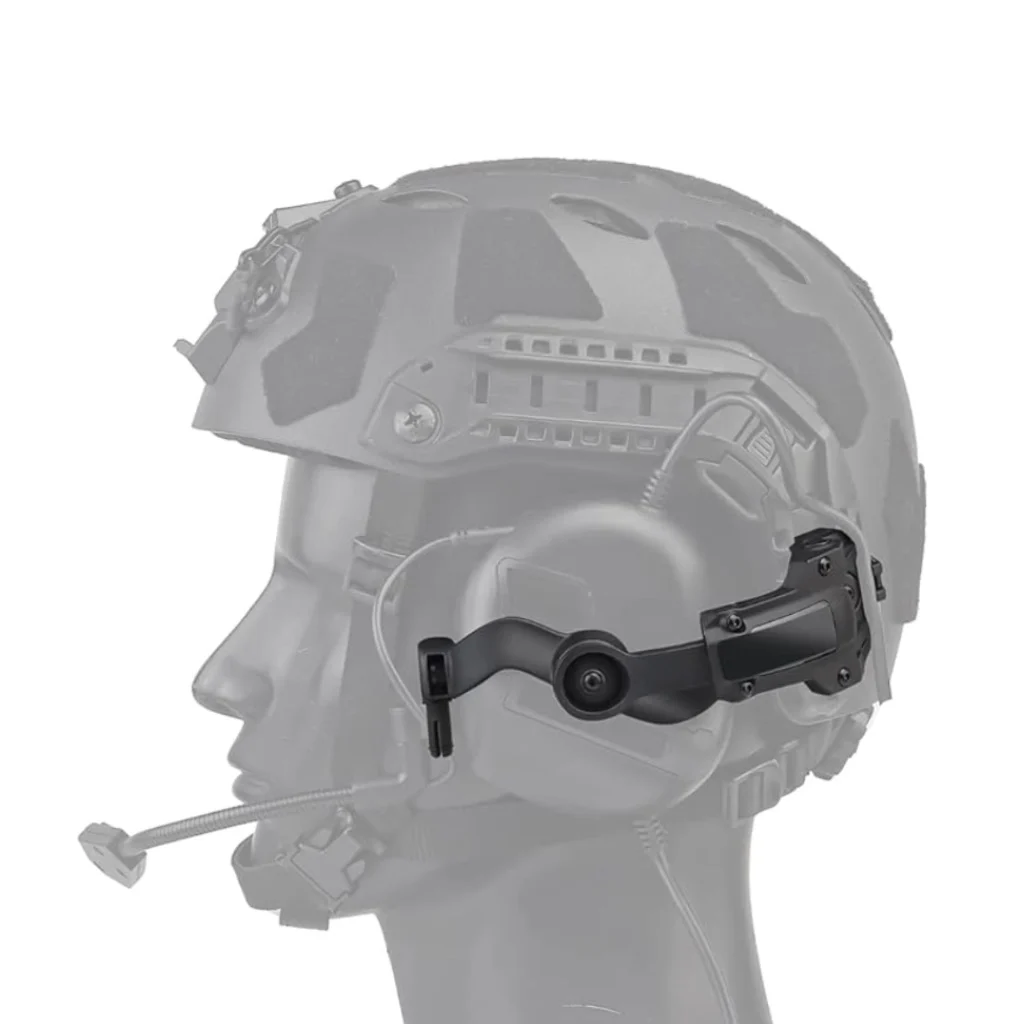 Adaptador de audífonos para casco táctico ARC Track M-LOK OPS giratorio - imagen 4