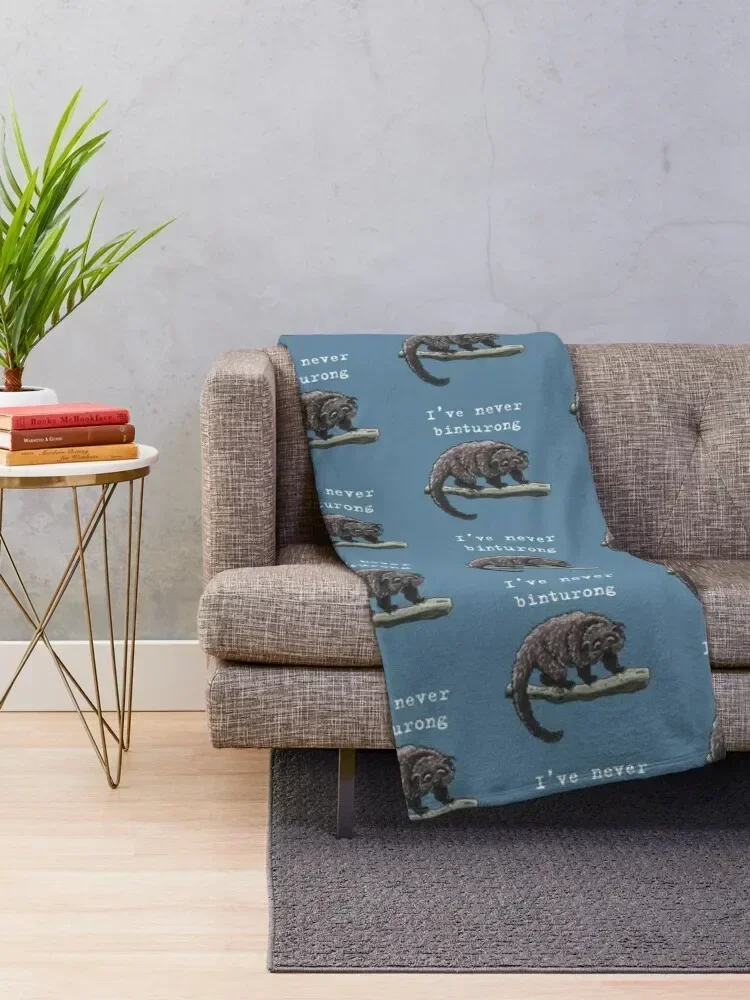 Binturong - Animal series Throw Blanket warm for winter Multi-Purpose Soft Plush Plaid Blankets