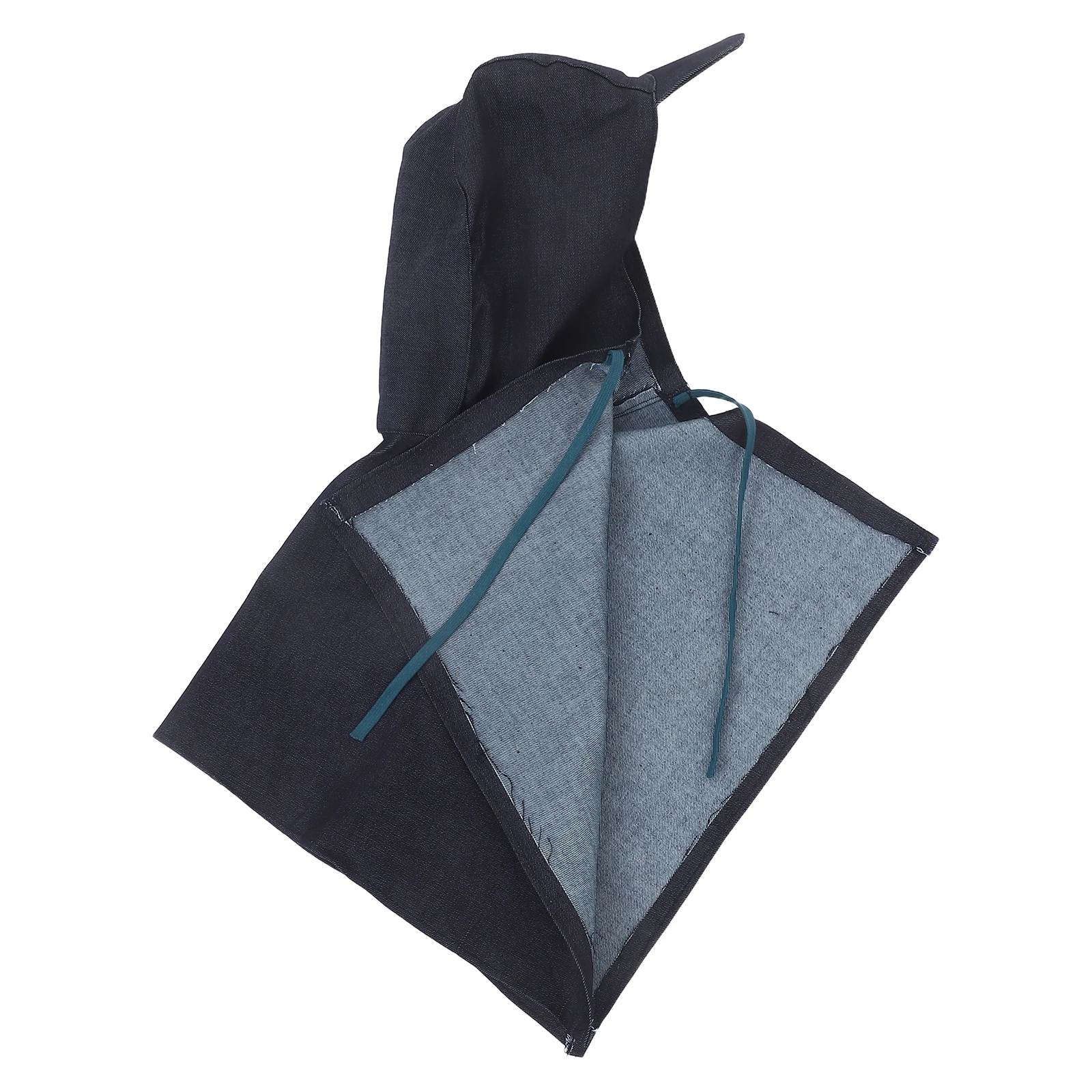 

3pcs Denim Safety Neck Cover Wind Resistant Wearable Cape Extended Coverage Breathable Protector For Construction Outdoor