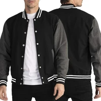 Chaqueta blanca y negra, abrigos 5XL, ropa holgada de gran tamaño, ropa informal de béisbol para hombres y mujeres, abrigo de calle para parejas, chaquetas de lana cálidas