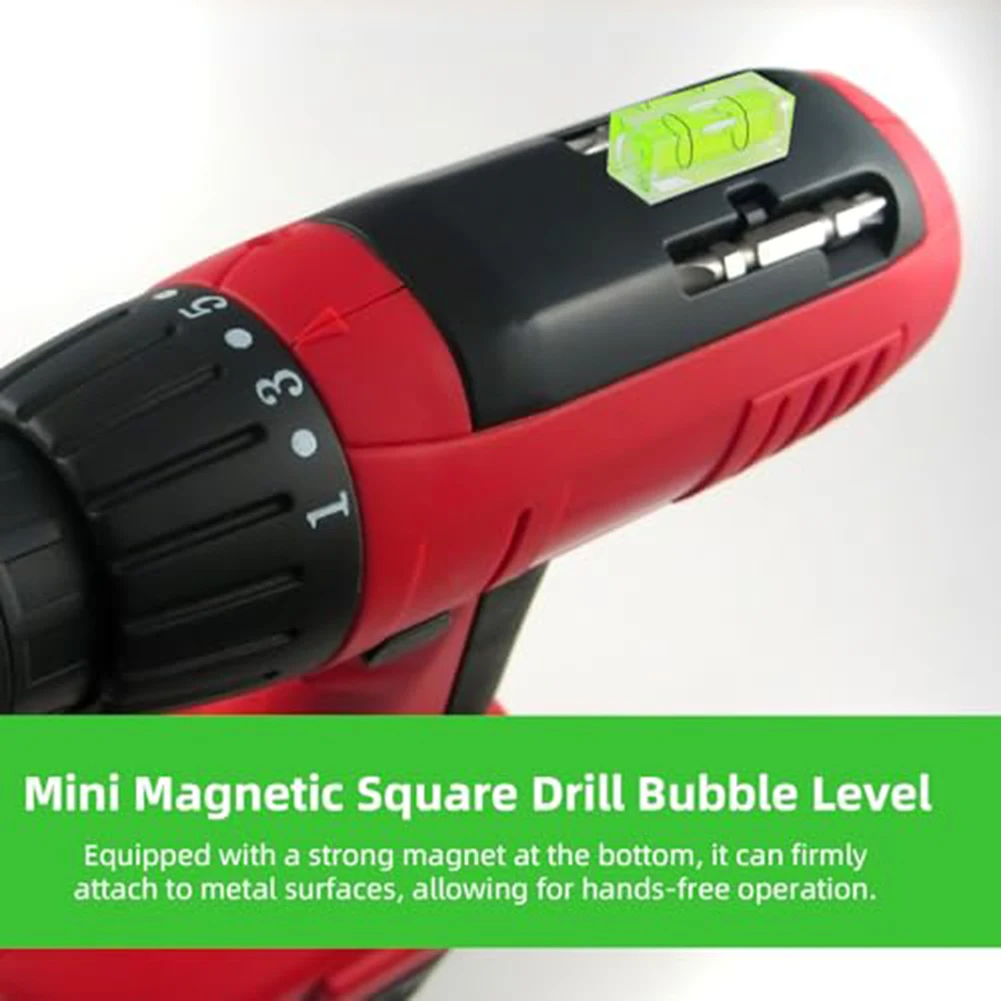 Compact 9-Piece For Mini Bubble Level Set Precision Alignment For DIY Level Balancer Level Photo Frame Measure Horizontal