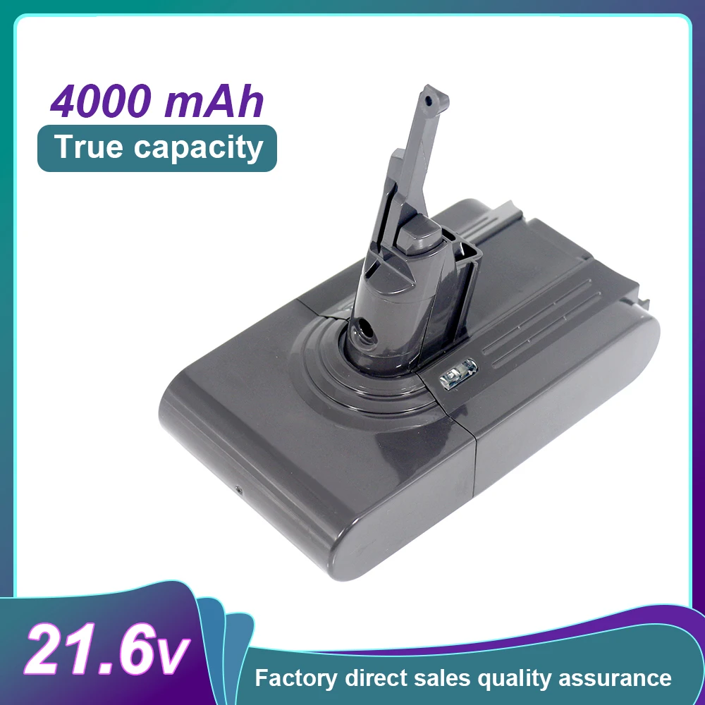 

100% NEW For Dyson V8-21700 21.6V 4.0Ah 4000mAh,SV10 Li-ion Battery lpega Vacuum Cleaner Series Rechargeable Batteries