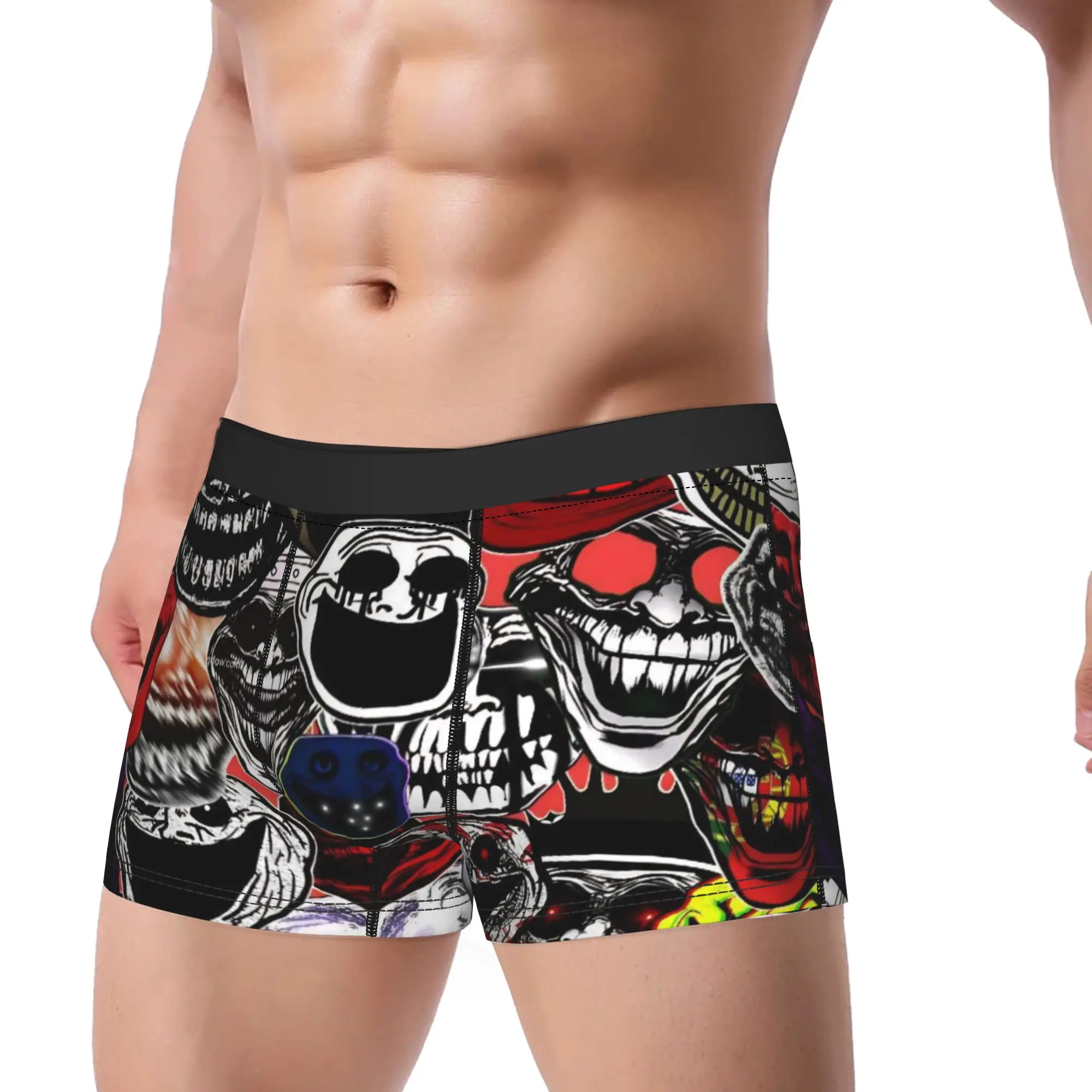 Rage Comic Trollfac Underwear Crazy  Male Panties Custom DIY Elastic Trunk Quality Shorts Briefs Plus Size