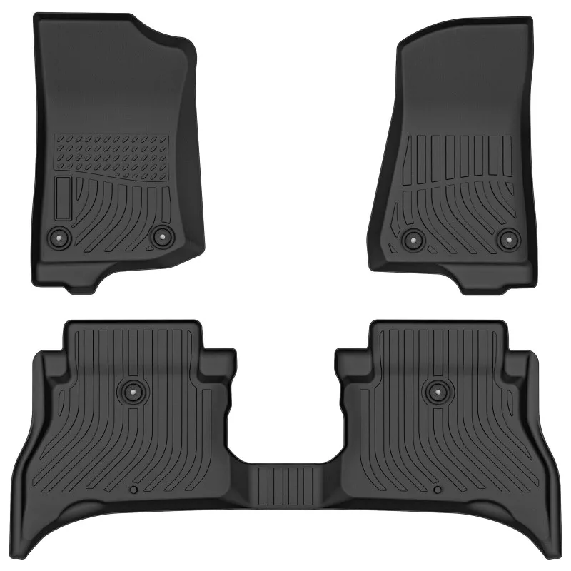 

US Floor Mats for 2021-2024 Jeep Wrangler 4XE Hybrid 4-Door TPE All Weather Liners