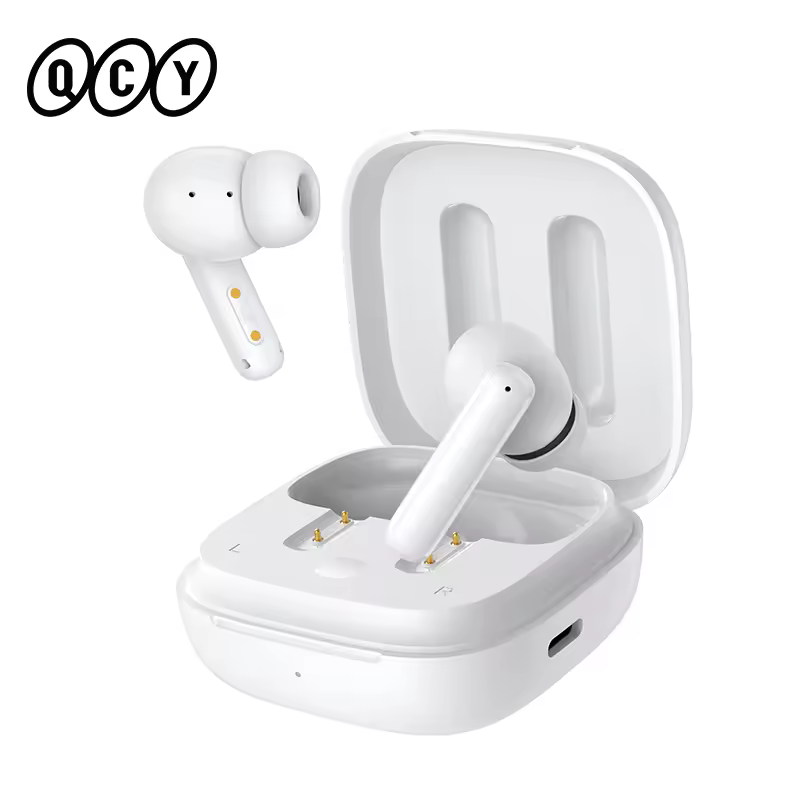 Qcy t13 anc fones de ouvido sem fio bluetooth 5.3 cancelamento de ruído ativo 4 microfones enc fone de ouvido intra-auricular para jogos