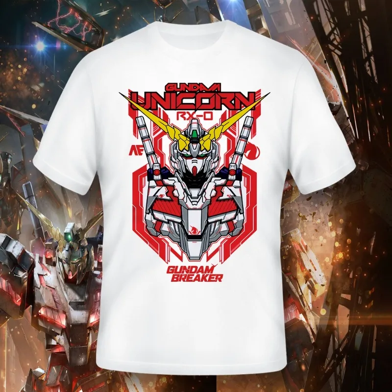 Koszulka z serii GUNDAM, koszulka uliczna, koszulka neutralna, koszulka dla dorosłych, koszulka męska, prezent urodzinowy dla mężczyzn, odzież do odgrywania ról